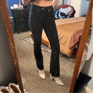 Express bootcut dark wash jeans